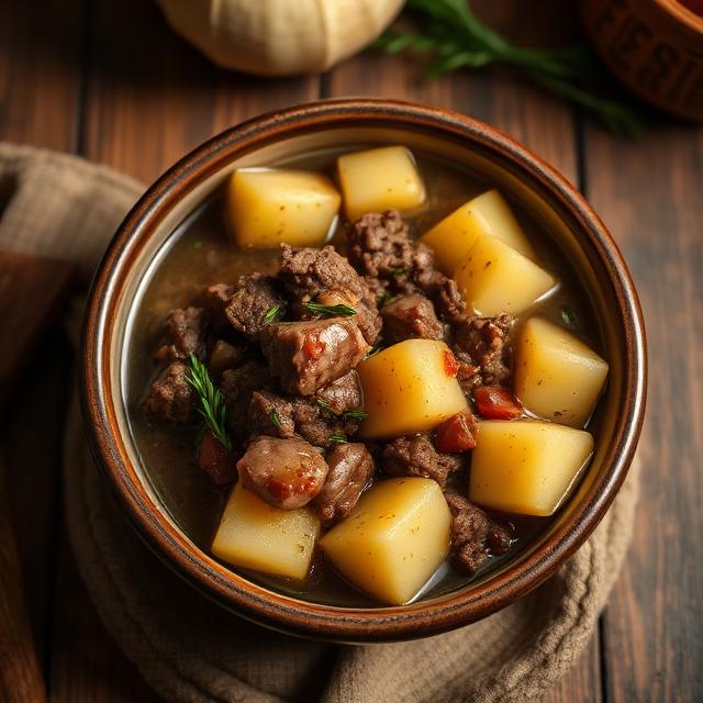 Carne Molida con Papas